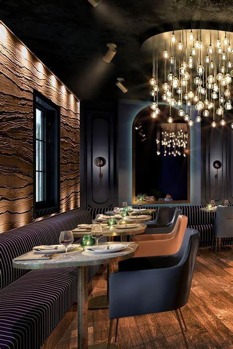 Moody Restaurant Interior Design Dark Intimate Alluring Modern