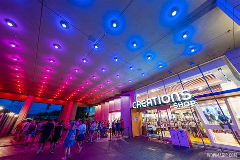 A Look At Epcots New Creations Shop Lighting Package