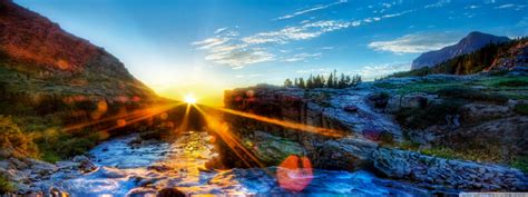 If you have 2 monitor side by side, i highly recommend the portal or the giraffe wallpaper, it is a creative use of both screens. Sunrise Ultra HD Desktop Background Wallpaper for : Multi ...