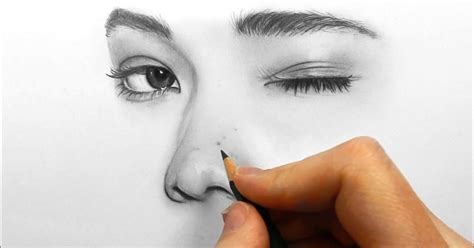 Drawing Shading And Blending A Portrait With Pencil