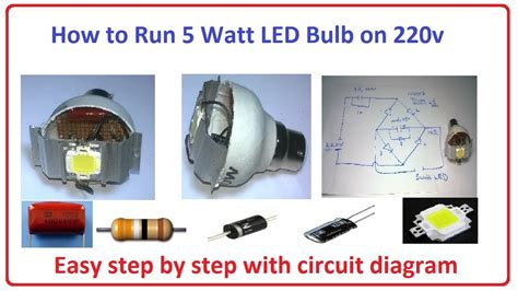 5 Watt Led Bulb Circuit Diagram