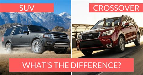 Crossover Vs Suv The Differences You Should Know About