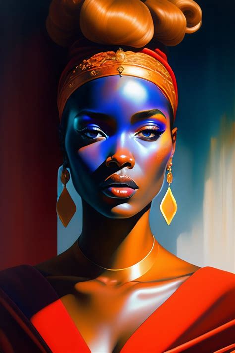 Female Art Painting Black Art Painting Black Women Art Abstract