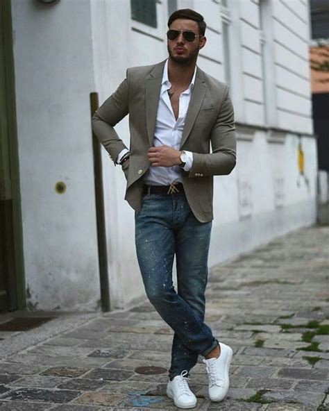 Love This Look Men Style With Blazer And Jeans 29 Mens Casual