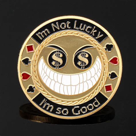 Check spelling or type a new query. Aliexpress.com : Buy Metal Poker Guard Card Protector Coin Chip I Am So Good Gold Plated With ...