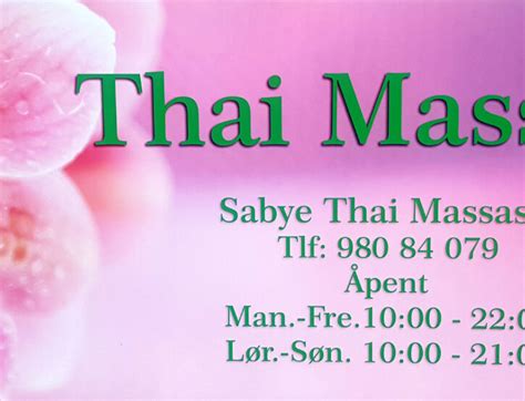 Sabye Thaimassasje Thaimassasjeguiden