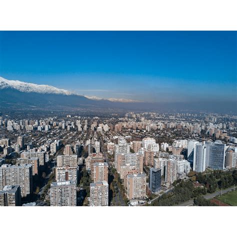 Santiago De Chile Fotografía Aérea