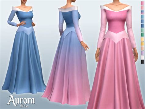 The Sims Resource Aurora Dress
