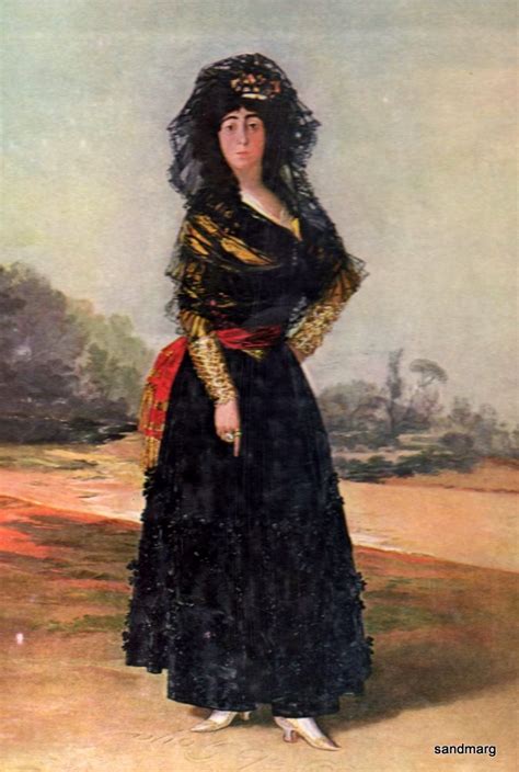1797 The Duchess Of Alba By Goya