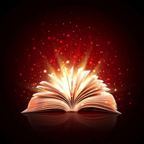 Magic Book With Magic Lights Stock Photo By ©efks 54847233