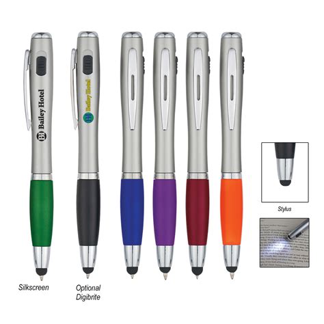 Pen With Led Light And Stylus Promotional Pens Promos On Time