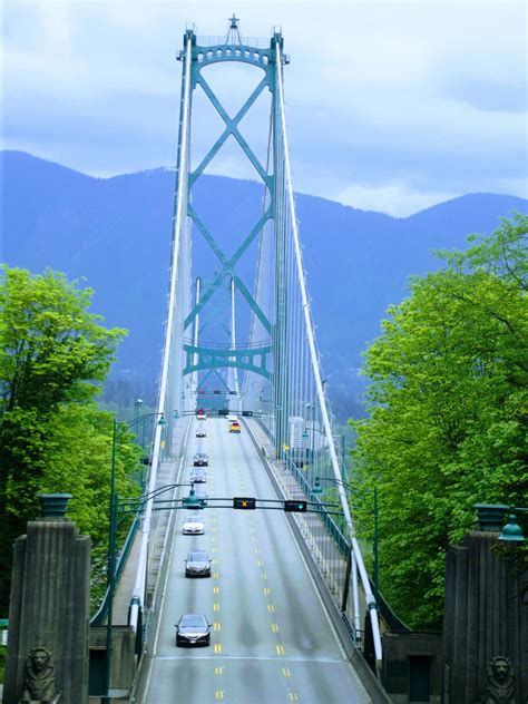 Lions Gate Bridge In Vancouver Bc Spectacular Sight Golden Gate