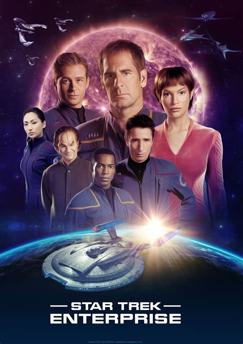 Star Trek Enterprise Fanart Poster Star Trek Posters Star Trek