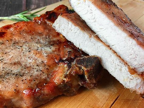 Remove the meat from the air fryer. Oven Baked Bone-In Pork Chops | Recipe | Baked pork, Pork ...
