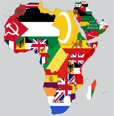 My Alternate Map Of Africa Vexillology