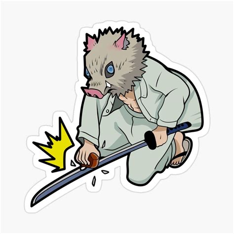 Demon Slayer Inosuke Sticker Anime March 2022