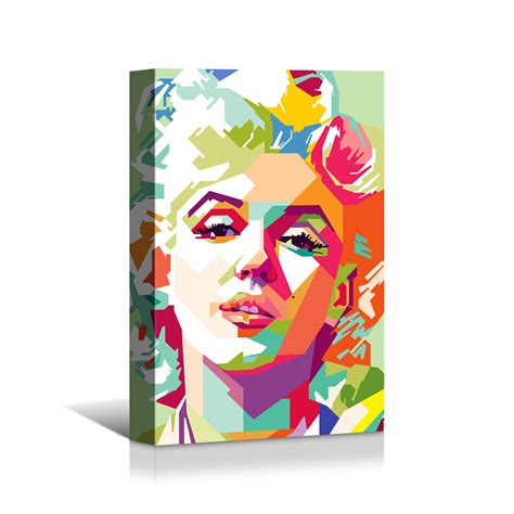 Winston Porter Marilyn Monroe Wrapped Canvas Painting Wayfair
