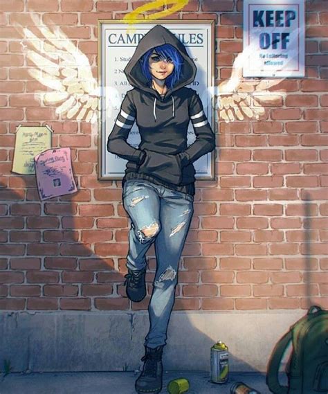 Jan 03, 2021 · read more: Girl blue hair badass angel | Character design girl, Cool ...