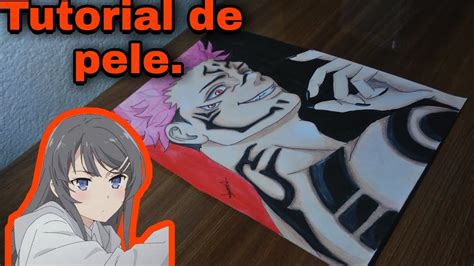 Como Colorir Pele De Anime Jujutsu Kaisen Youtube