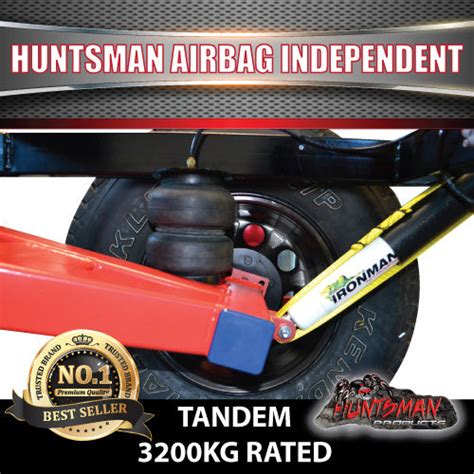 3200kg Tandem Off Road Air Bag Independent Suspension Huntsmanproducts