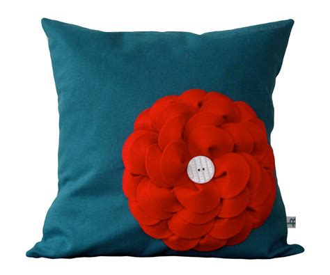 teal-and-red-throw-pillow-by-jillianrenedecor-designer-throw-pillows,-throw-pillows,-red-throw