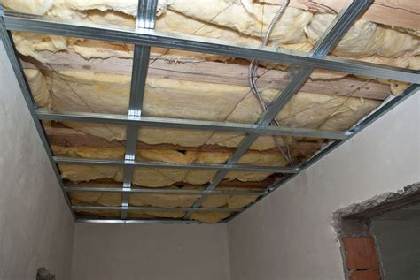 How to install a suspended plasterboard ceiling. How to install a drywall ceiling | Drywall installation ...