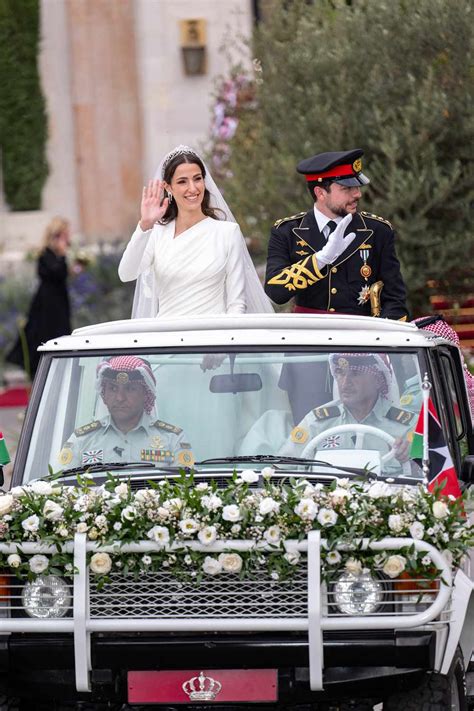 Crown Prince Hussein And Princess Rajwas Royal Wedding Photos