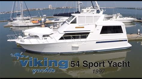 Unbelievable Viking 54 Sport Yacht For Sale Youtube