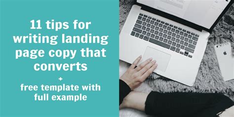 11 Tips For Writing Landing Page Copy That Converts Free Template Inpression Editing