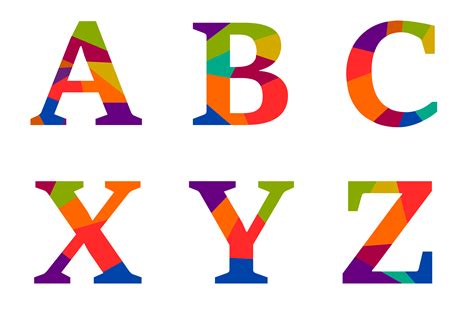 Colorful Alphabet Vector Png Transparent Svg Onlygfx The Best Porn