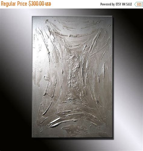 Original Painting Textured Metallic Abstract Painting By