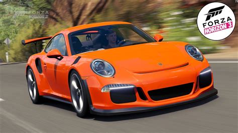 Forza Horizon 3 Porsche 911 Gt3 Rs Gameplay Hd 1080p Youtube