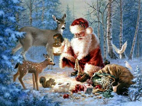 Wild Animal Christmas Wallpapers Top Free Wild Animal Christmas