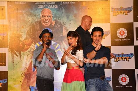 Jacqueline Fernandes Tiger Shroff And Remo Dsouza At Trailer Launch Of