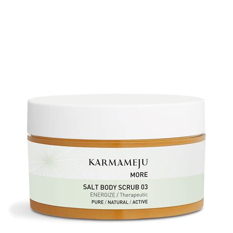 Natural Salt Body Scrub Karmameju Skincare