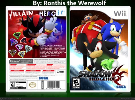 Viewing Full Size Shadow The Hedgehog Box Cover