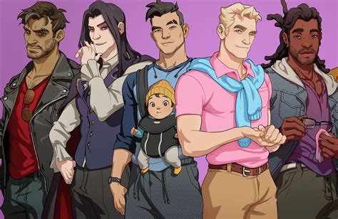 Dream Daddy Guide To Unlocking All Dad Endings Allgamers