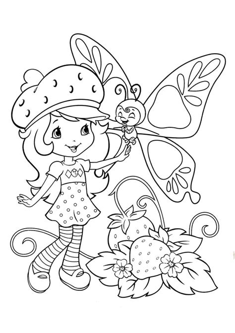 Coloring Pages Strawberry Plant Coloring Page