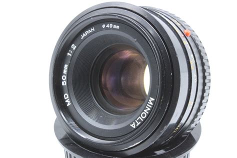 Minolta Md 50mm F2 Minolta Srmdmc Mount Lens Good Ebay