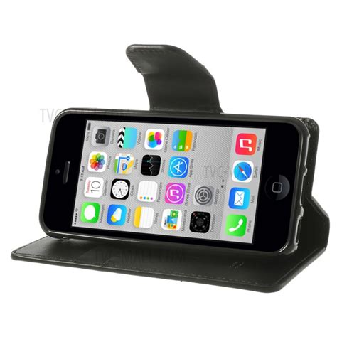 Black Mercury Goospery Sonata Wallet Leather Stand Case For Iphone