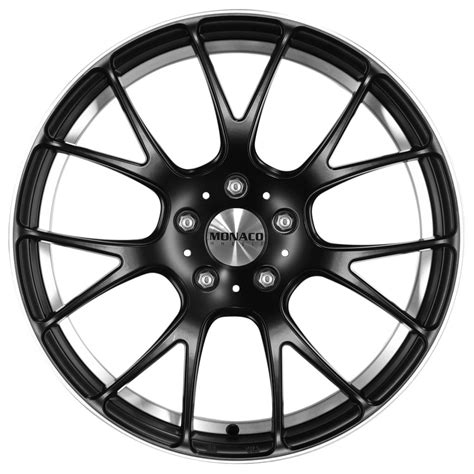 Janta Aliaj Monaco Wheels Mirabeau 85x19 5x120 Et20 Dull Black Polished