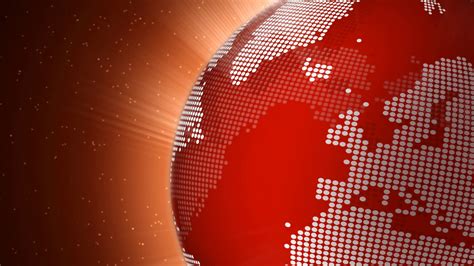 Rotating Red Globe Seamless Loop Motion Background Storyblocks