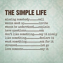 Image result for simple life