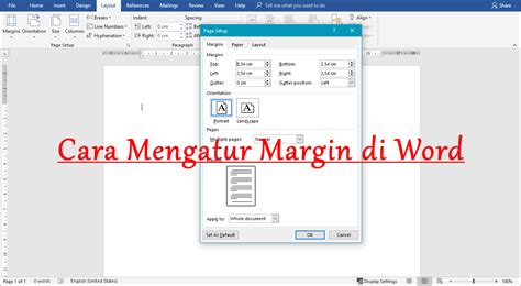 Microsoft word adalah salahs atu aplikasi dari paket microsoft office yang sering digunakan untuk pembuatan dokumen, dengan menggunakan micr. Cara Mengatur Margin di Word untuk Skripsi & Makalah ...