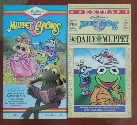 Jim Hensons Muppet Babies Vhs Tapes Video Storybook And The Daily