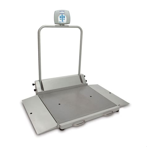 Health O Meter 2610kl Digital Wheelchair Scale Portablefolding With