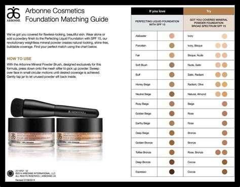 Pick Your Shade Arbonne Cosmetics Arbonne Arbonne Makeup