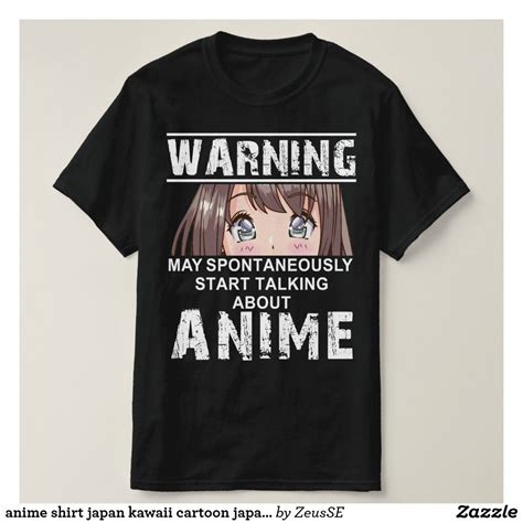 Anime Shirt Japan Kawaii Cartoon Japanese Manga In 2021