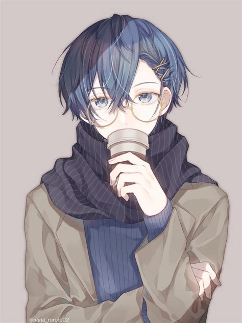 Anime Boy With Glasses Wallpaper