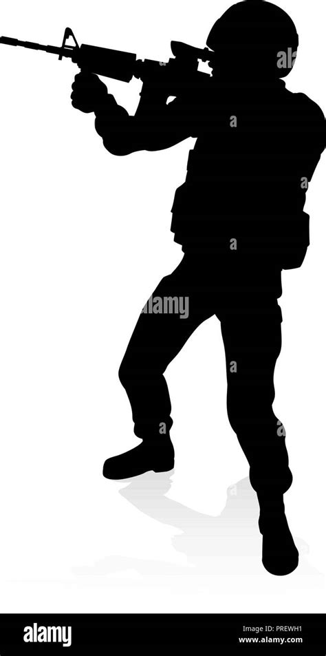 Soldiers Silhouette Cut Out Stock Images And Pictures Alamy
